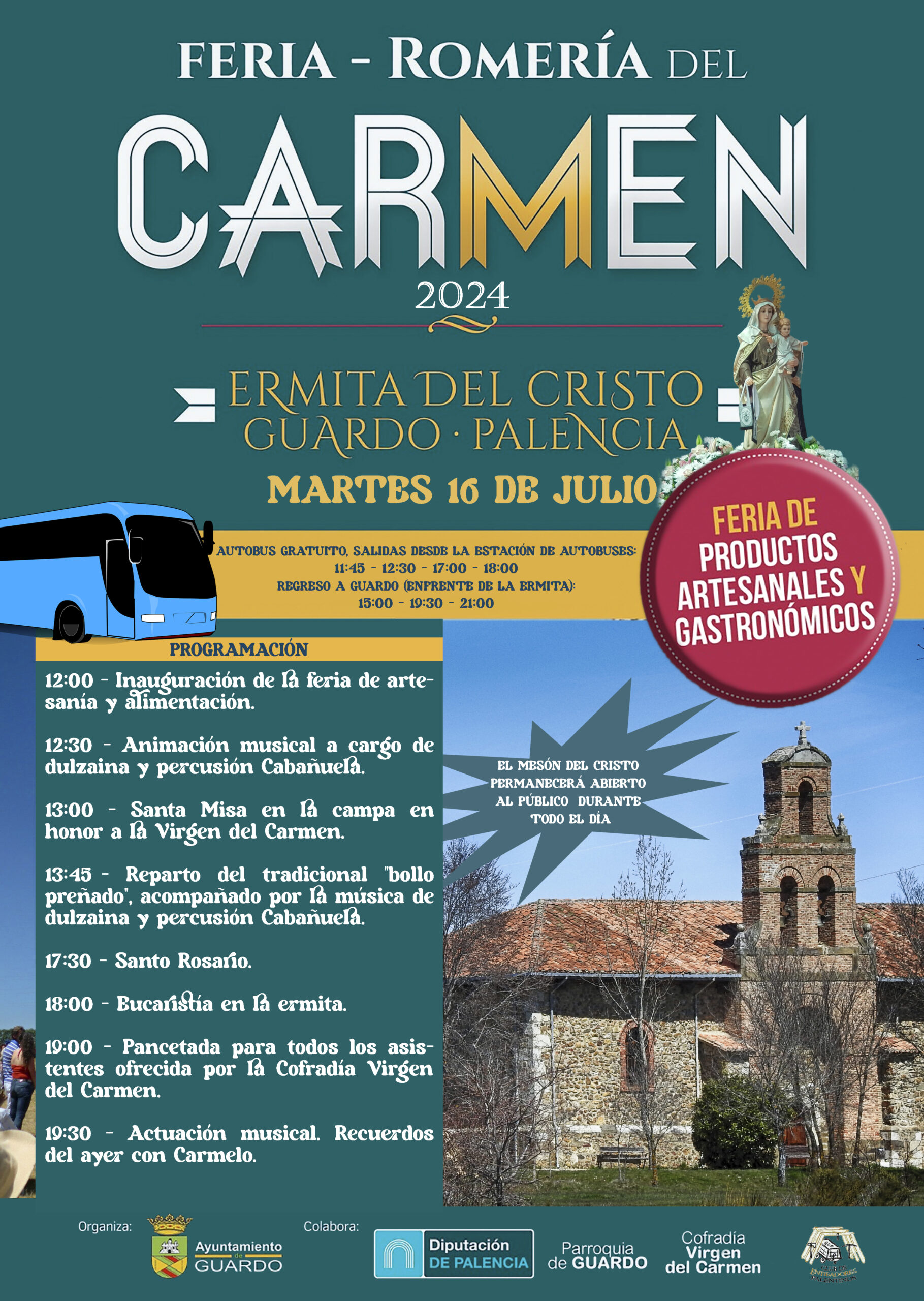 Fiestas en honor a Nuestra Señora del Carmen 2024 Guardo